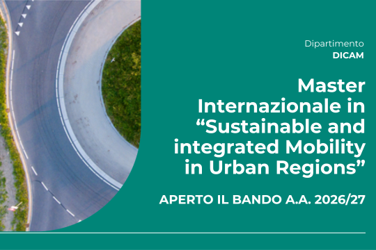 Applications are now being accepted for the International Master’s Program in “Sustainable and Integrated Mobility in Urban Regions”