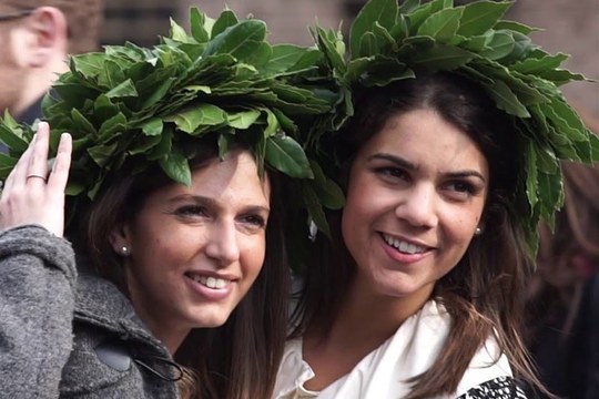 Studentesse il giorno della laurea