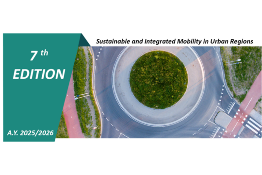 Aperto il Bando per l'iscrizione al Master Internazionale in ‘Sustainable and integrated Mobility in Urban Regions’